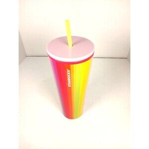 Starbucks 24oz Venti Rainbow Striped Cold Cup 2025 Limited Edition
